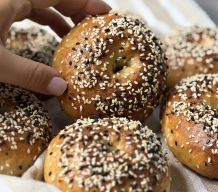sesame seed bagel
